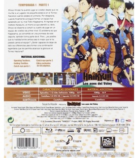 Haikyu!! Los Ases Del Voley Temporada 1 Parte 1 Ep. 1 A 13. Bluray Edición Coleccionistas. [Blu-ray]