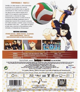 Haikyu!! Los Ases Del Voley Temporada 2 Parte 2 Ep. 14 -25. Blu-Ray Edición Coleccionistas [Blu-ray]