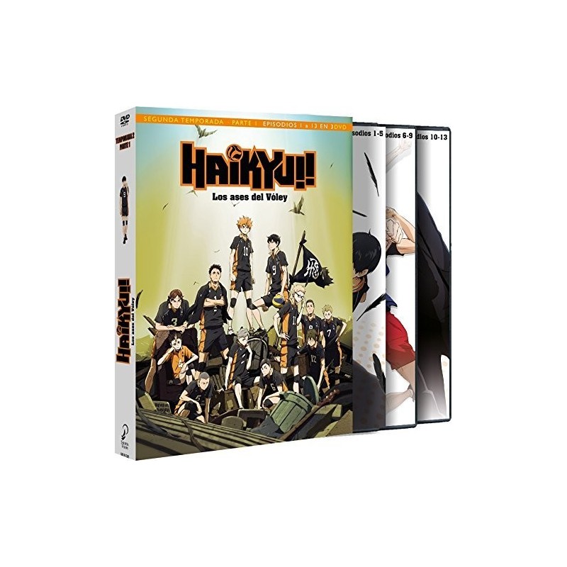 Haikyu!! Los Ases Del Voley -Blu-Ray Edición Coleccionistas Temporada 2 Parte 1 Ep. 1 A 13 [Blu-ray]