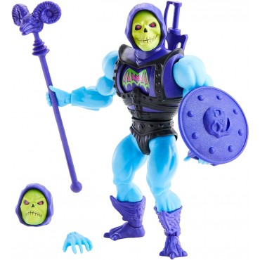 Figura Skeletor Battle Armor Masters del Universo Articulada 15 cms