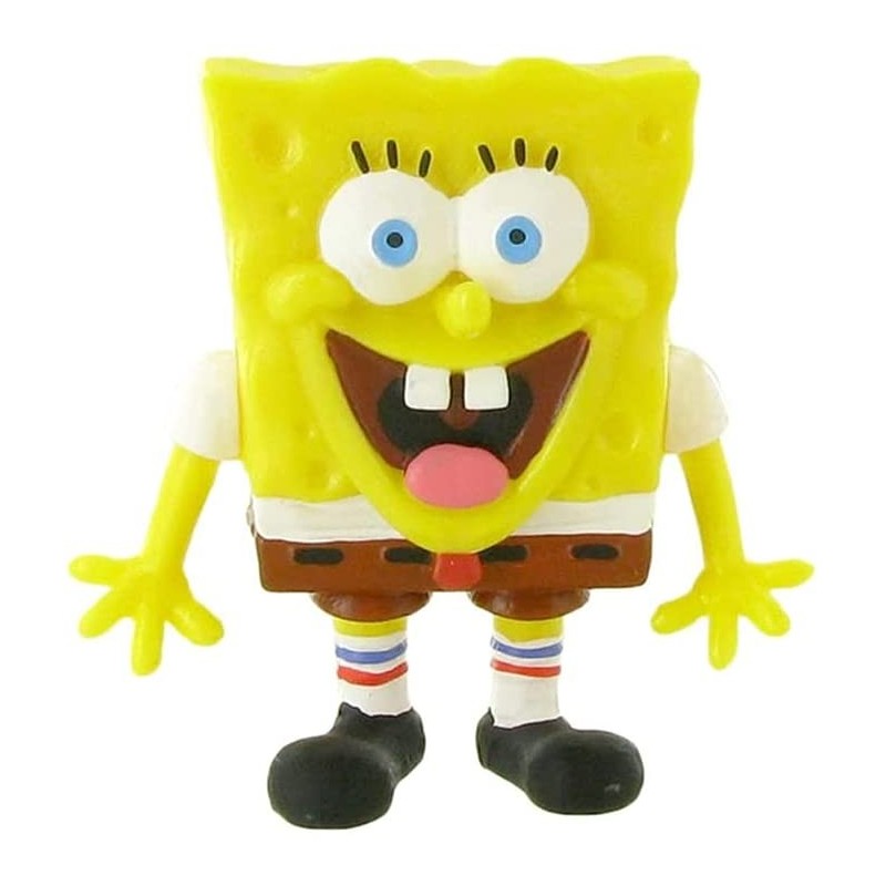Figura Bob Esponja Sonrisa 6 cms