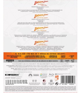 Colección Indiana Jones (4 discos 4K UHD + 5 discos Blu-ray)