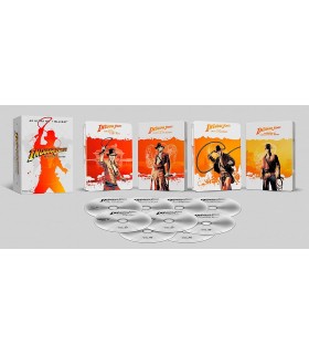 Colección Indiana Jones (Steelbook)  (4 discos en 4K UHD + 5 discos en Blu-Ray)