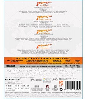 Colección Indiana Jones (Steelbook)  (4 discos en 4K UHD + 5 discos en Blu-Ray)