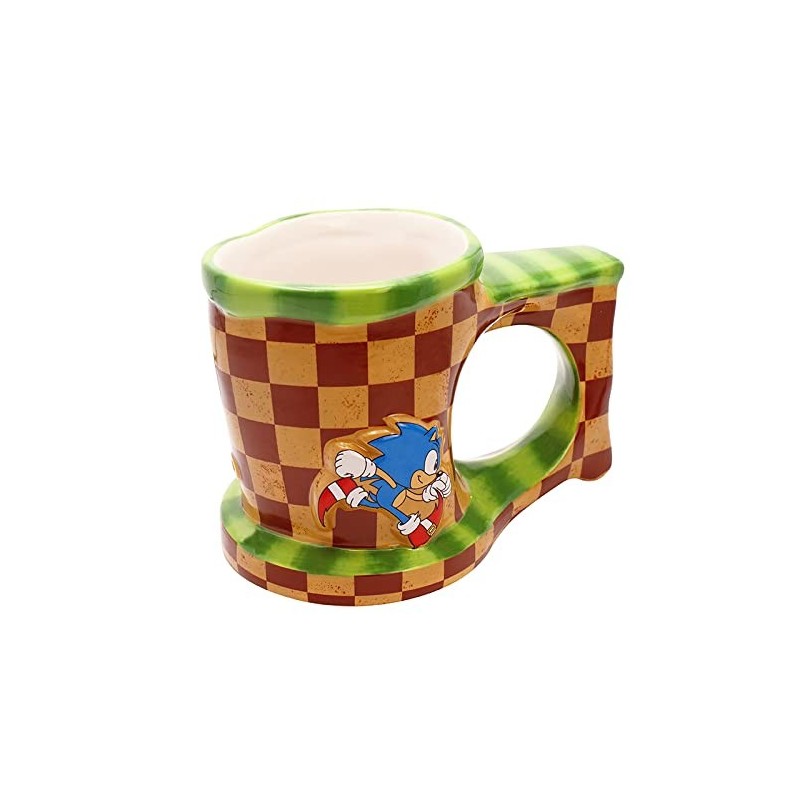 Taza Sonic Run 3D Cerámica 250 mls