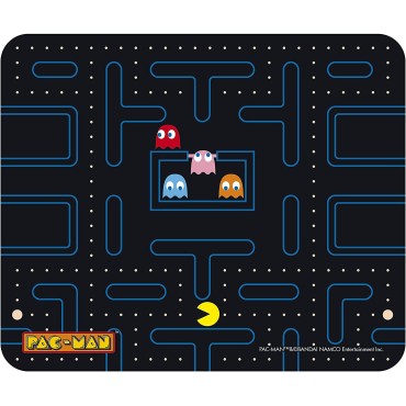 Alfombrilla Pac-Man Comecocos Mousepad Flexible 23 x 19,5 cms