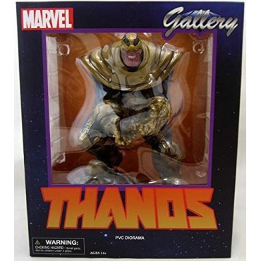 Figura Thanos Marvel Estatua Diorama 23 cms