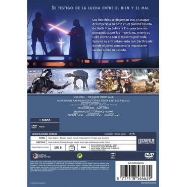 Star Wars. Episodio V: El Imperio Contraataca [DVD] (1980) Star Wars. Episode V: The Empire Strikes Back