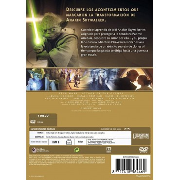 Star Wars Ep II. El ataque de los clones (Edición remasterizada) (DVD) [DVD]