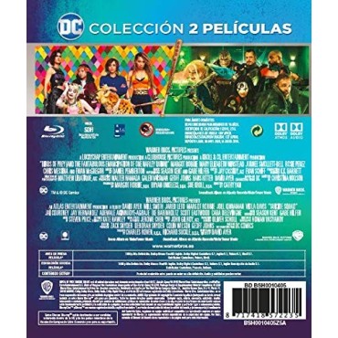 Pack Escuadrón suicida + Aves de Presa (Y la fantabulosa emancipación de Harley Queen) [Blu-ray]