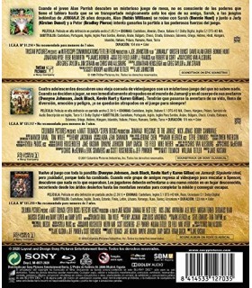 Jumanji + Jumanji: Bienvenidos a la Jungla + Jumanji: Siguiente Nivel [Blu-ray] (1995,2017,2019) Jumanji + Jumanji: Welcome to t