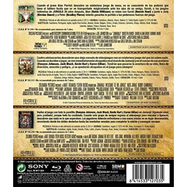 Jumanji + Jumanji: Bienvenidos a la Jungla + Jumanji: Siguiente Nivel [Blu-ray] (1995,2017,2019) Jumanji + Jumanji: Welcome to t