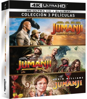 Jumanji: Jumanji + Jumanji: Welcome To The Jungle + Jumanji: The Next Level [BLU_RAY]