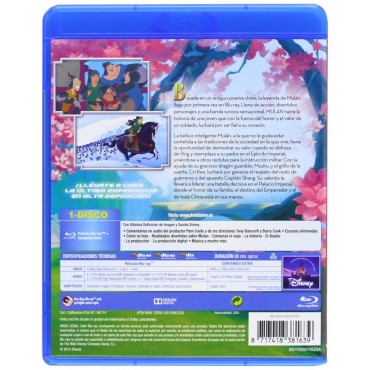 Mulán [Blu-ray]