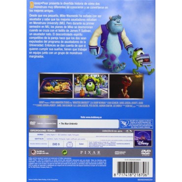 Monstruos University  [DVD]