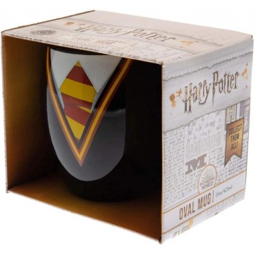 Taza Gryffindor Harry Potter Ovalada Cerámica 425 mls