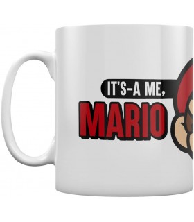 Taza Mario Bros It´s-A Me Super Mario Nintendo Cerámica 315 mls