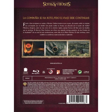El Señor De Los Anillos: Las Dos Torres Ed. Cinematográfica Blu-Ray Digibook [Blu-ray]