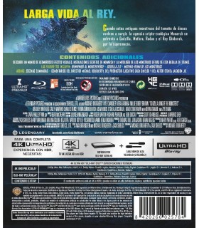 Godzilla: Rey De Los Monstruos Blu-Ray Uhd 4k [Blu-ray]