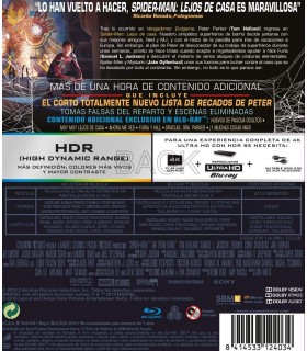 Spider-Man: Lejos de Casa [4K UHD,Blu-ray] (2019) Spider-Man: Far from Home