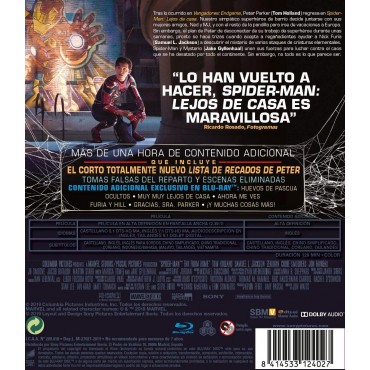 Spider-Man: Lejos de casa (BD) [Blu-ray]