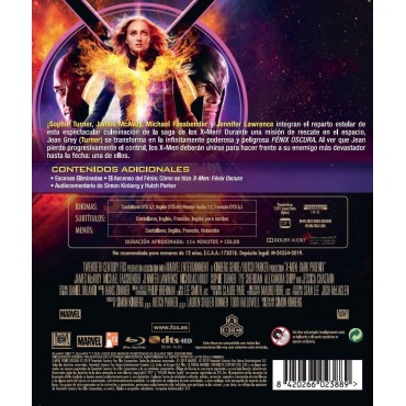 X-Men: Fénix Oscura  [Blu-ray]