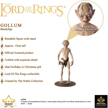 Figura Gollum Bendyfigs Flexible 18 cms 