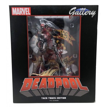 Figura Deadpool Taco Truck Edition Marvel Gallery Estatua Diorama 25 cms