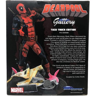 Figura Deadpool Taco Truck Edition Marvel Gallery Estatua Diorama 25 cms