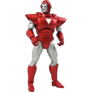 Figura Silver Centurion Iron Man Marvel Articulada 18 cms