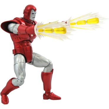 Figura Silver Centurion Iron Man Marvel Articulada 18 cms