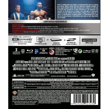 Creed Ii  La Leyenda De Rocky Blu-Ray Uhd 4k [Blu-ray] [blu_ray]