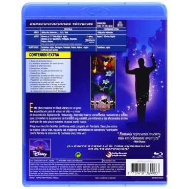 Fantasía [Blu-ray] (1940) Fantasia