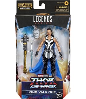 Figura King Valkyrie Thor Love And Thunder Reina Valkiria Marvel Legends Series Build A Figure Articulada 16 cms