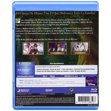 Robin Hood [Blu-ray] Disney