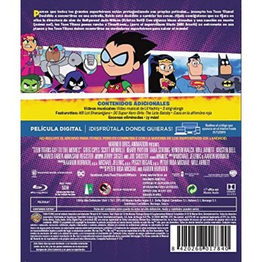 Teen Titans Go! La Película Blu-Ray [Blu-ray]