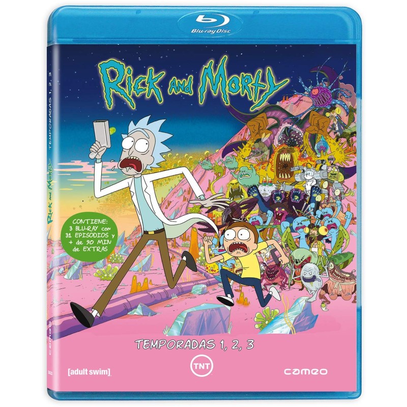Rick & Morty - (Temporadas 1 a 3) - BD [Blu-ray]