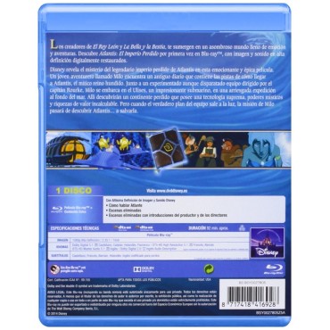 Atlantis: El Imperio Perdido [Blu-ray] (2001) Atlantis: The Lost Empire