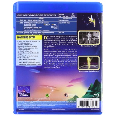 Peter Pan (Edición Especial) [Blu-ray] (1953)