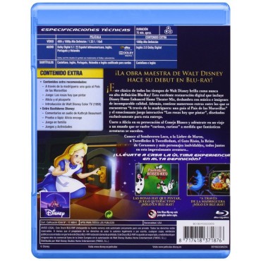 Alicia En El País De Las Maravillas [Blu-ray]