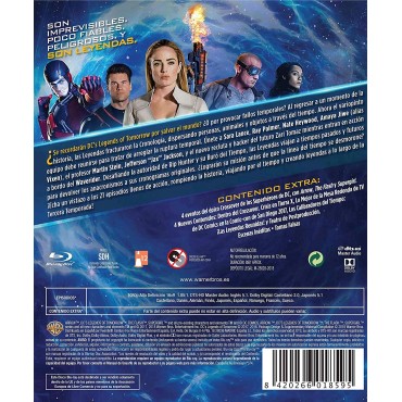 Dc Legends Of Tomorrow Temporada 3 Blu-Ray [Blu-ray]
