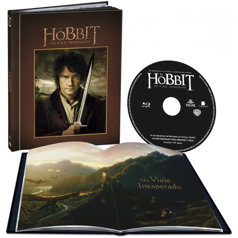 El Hobbit: Un Viaje Inesperado (Digibook) [Blu-ray] (2012) The Hobbit: An Unexpected Journey