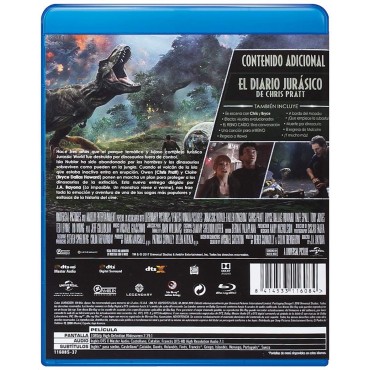Jurassic World 2 El Reino Caido [Blu-ray]