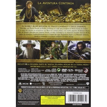 El Hobbit: La Desolación De Smaug [DVD]