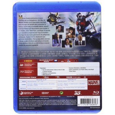 Ant-Man (3D + 2D) [Blu-ray]