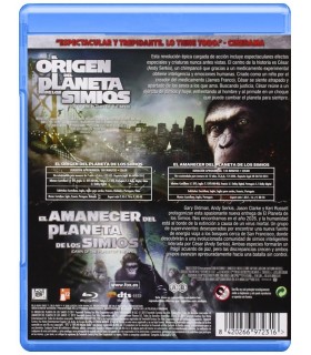 Pack: El Origen Del Planeta De Los Simios  El Amanecer Del Planeta De Los Simios [Blu-ray]