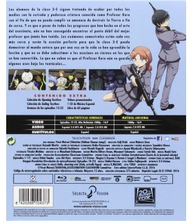 Assassination Classroom - Temporada 1, Parte 2 (Ep. 12 a 22) [Blu-ray]