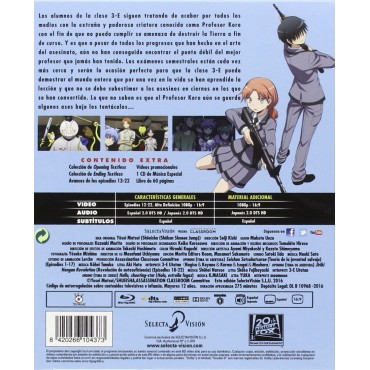 Assassination Classroom Season Part [BLU_RAY]
