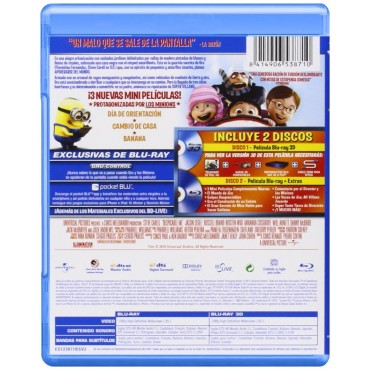 Gru, Mi villano favorito + 3D [Blu-ray]