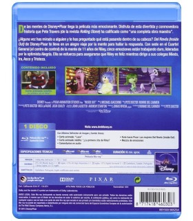 DEL REVÉS (INSIDE OUT) (BLU-RAY)